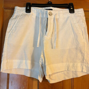 GAP white Linen Shorts